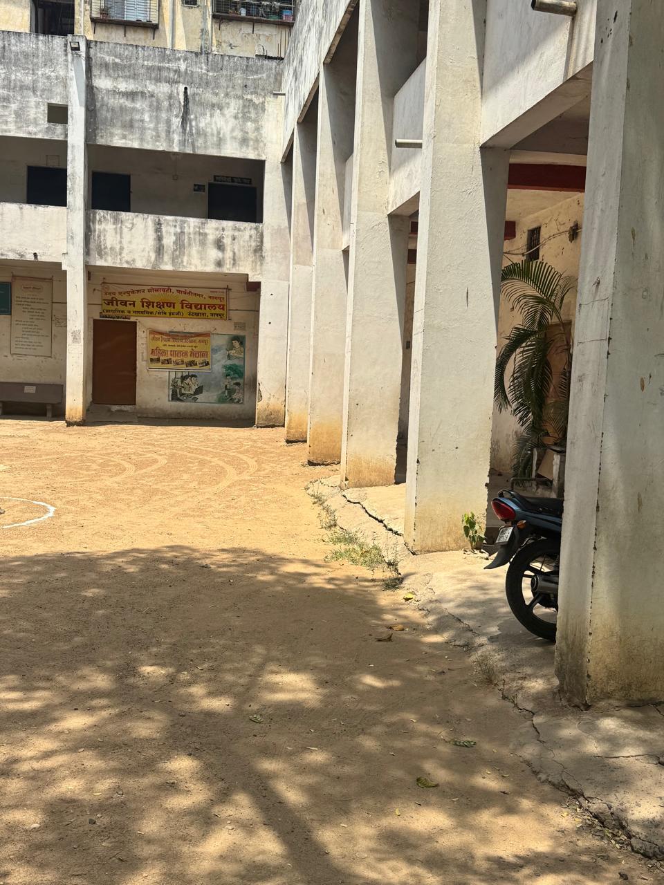 School courtyard renovation assessment